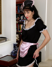 Skinny brunette maid appears in small moms tits porn gallery