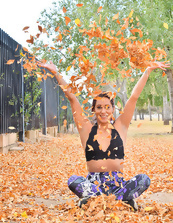 Fitness in the fresh air makes Latina mom eager to flash assets
