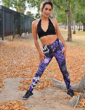 Fitness in the fresh air makes Latina mom eager to flash assets