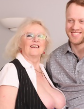 Alluring older lady shows her lust across hot porn pics