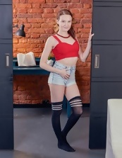 Karups Private Collection model Olivia Westsun & Redhead Babe Porn Pics