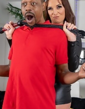 Big black cock is all this nymphomaniac MILF really needs