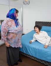 Mature BBW Teasing And Playing With Boy