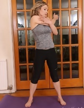 Milf Yoga Strip Workout Photos