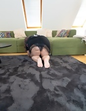 Curvy Milf Spanked And Stripped