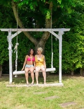 Granny Lesbian Outdoor Swing Set