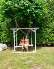 Granny Lesbian Outdoor Swing Set