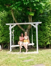 Granny Lesbian Outdoor Swing Set