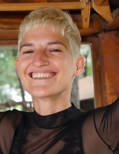 Hairy Blonde In Cabin-Style Room
