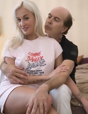 Mature Daddy Fucks Tight Blonde