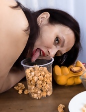 Milf Kitchen Strip And Pussy Show