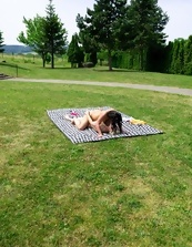 Milfs Licking Hairy Pussies Outdoors