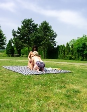 Milfs Licking Hairy Pussies Outdoors