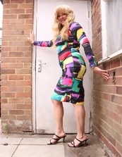 Tattooed Milf Outdoor Strip Set