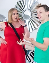 Tattooed Milf Seduces Young Stud