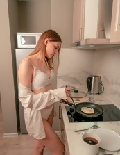 Young Girl In Morning Lingerie Pics