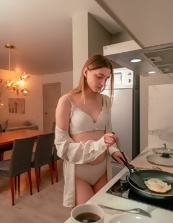 Young Girl In Morning Lingerie Pics