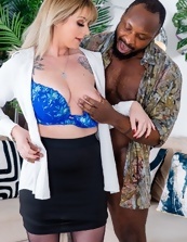 Blonde Milf Interracial Fuck Pics