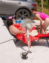 Busty Milfs Enjoying Poolside Pussy Licking