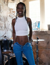 Ebony Hairy Pussy Nude Strip Photos Gallery