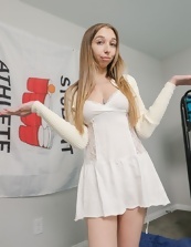Skinny Teen Hardcore White Dress Creampie Fucking Pics Gallery