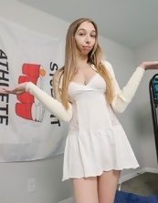 Skinny Teen Hardcore White Dress Creampie Fucking Pics Gallery