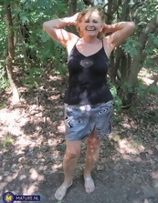 Outdoor Mature Blonde Forest Sex Pics