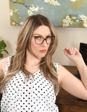 Milf Office Striptease Lingerie Pics