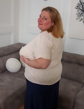 Plump Blonde Mature Stripping On Sofa Pics