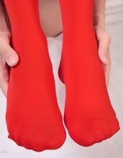 AllOver30 Nude Redhead Strip Gallery