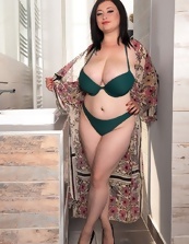 Big Tit Brunette Shower Strip Gallery