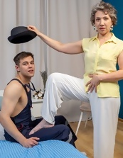 Dominatrix Gilf Bedroom Tease Pics