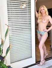 Mature Blonde Milf Dildo Posing Gallery