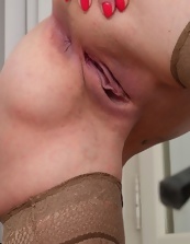 Shaved Blonde Mature Pussy Tease Gallery