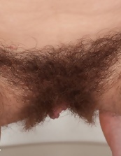 Brunette Hairy Pussy Kitchen Strip Gallery