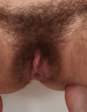 Brunette Hairy Pussy Kitchen Strip Gallery