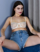 Solo Babe Nude Spread Pose Gallery