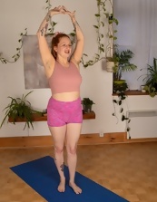 Tattooed Redhead Nude Yoga Gallery Pics