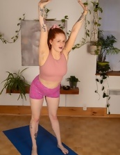 Tattooed Redhead Nude Yoga Gallery Pics