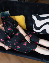 Granny Solo Tease Pics With Saggy Tits And Pussy