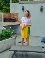 Nude Babe Toy Play Photos At Poolside