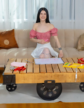 Spread Pussy Solo Toy Play Gallery