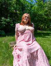 Curvy Mature Redhead Nude Tease Pics