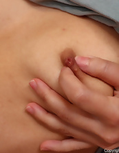 Trimmed Bush & Natural Tits Solo Pics