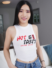 Mature Asian Gallery: Spread Shaved Pussy Tease
