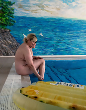 Mature Sauna Orgy Gallery With Naked Curvy Women