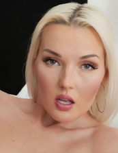 Naked Mature Blonde Spread Pose
