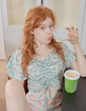 Redhead Blowjob & Doggy Style