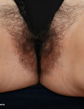 Mature Nude Gallery: Hairy Pussy Spread Pose