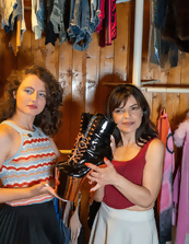 Mature Women in Mini Skirts and Boots